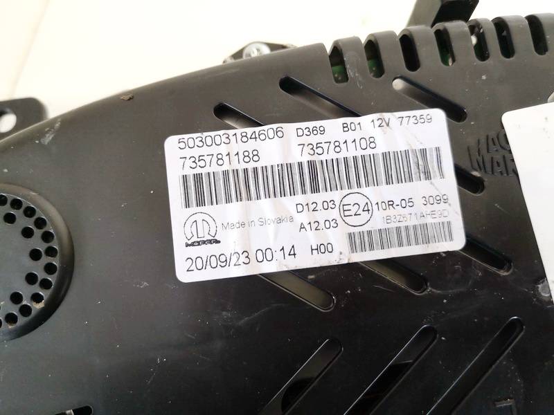 735781188 Jeep Renegade 2023 Speedometers - Cockpit - Speedo Clocks Instrument - Thumbnail 3