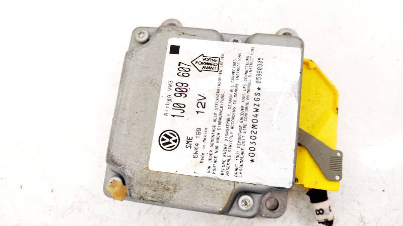 1J0909607 Volkswagen Passat 1998 Airbag crash sensors module - Thumbnail 2