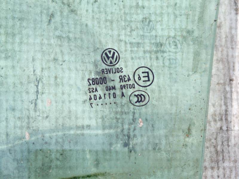 AS2 Volkswagen Passat 2005 Door-Drop Glass - FRONT RIGHT - Thumbnail 3