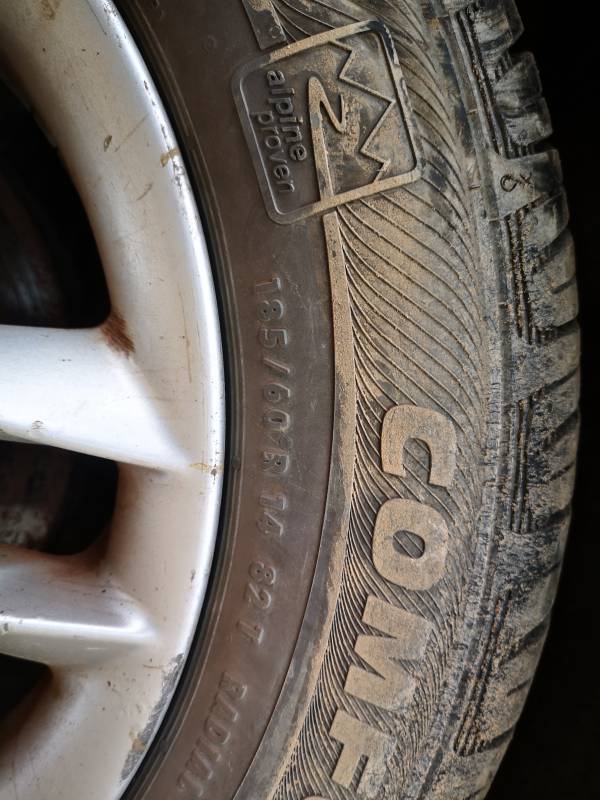 4X114.3 Mitsubishi Space Star 2001 Komplet Kół Zimowych R14 - Thumbnail 6