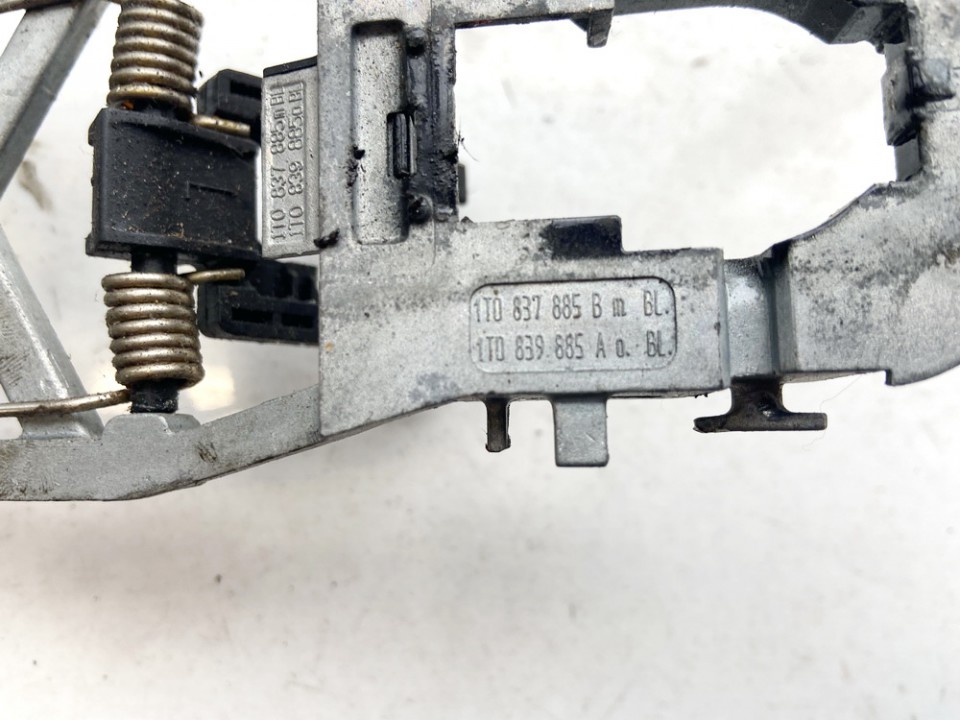 1T0837885A Volkswagen Touran 2004 Door Handle Exterior - FRONT LEFT - Thumbnail 3