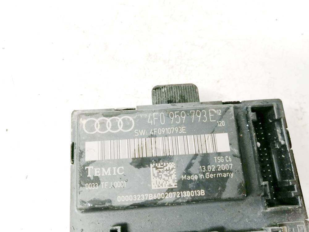 4F0959793E Audi A6 2006 Door control relay (DOOR CONTROL UNIT MODULE ECU ) - Thumbnail 3