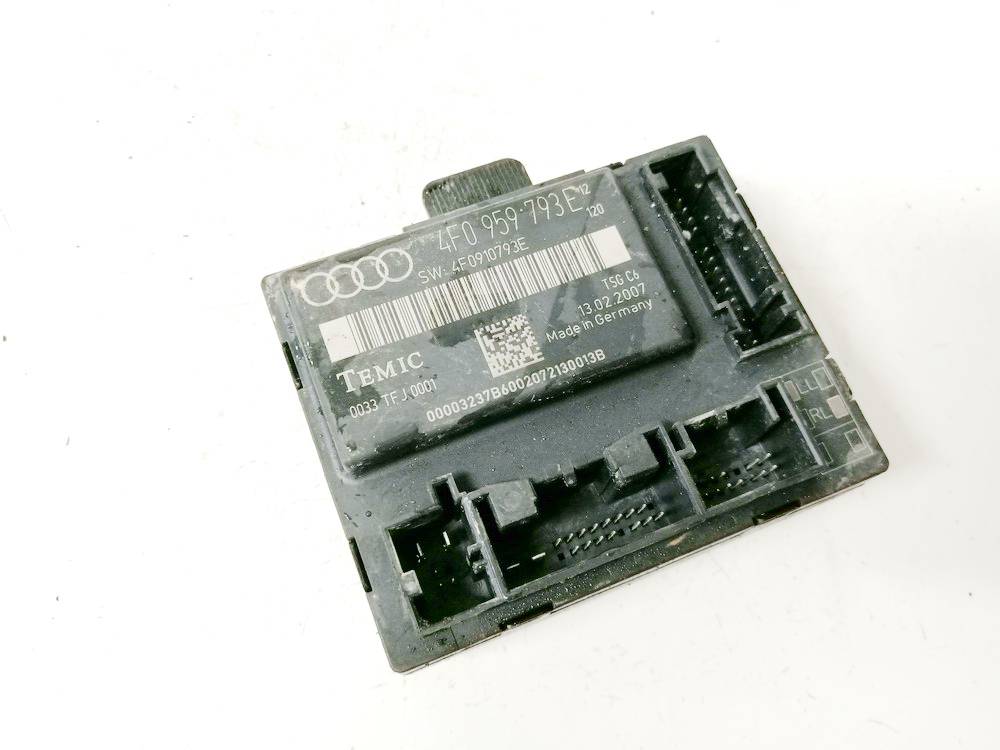4F0959793E Audi A6 2006 Door control relay (DOOR CONTROL UNIT MODULE ECU )