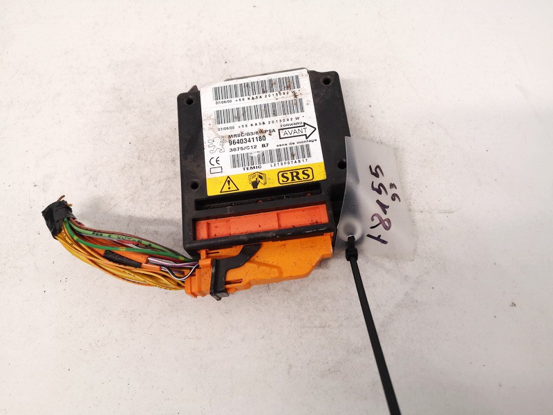 9640341180 used Airbag crash sensors module Peugeot 607 2001 3.0L