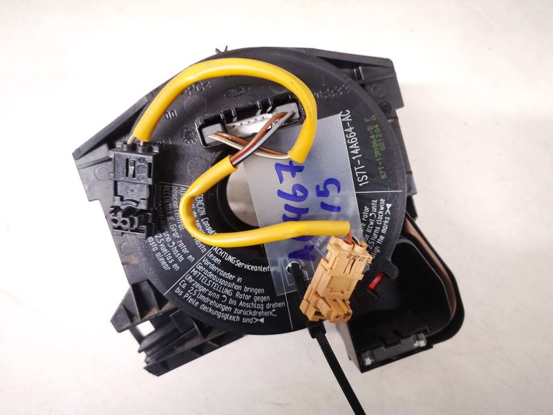 1S7T14A664AC Ford Mondeo 2003 Механизм подрулевой для SRS (ленточный)