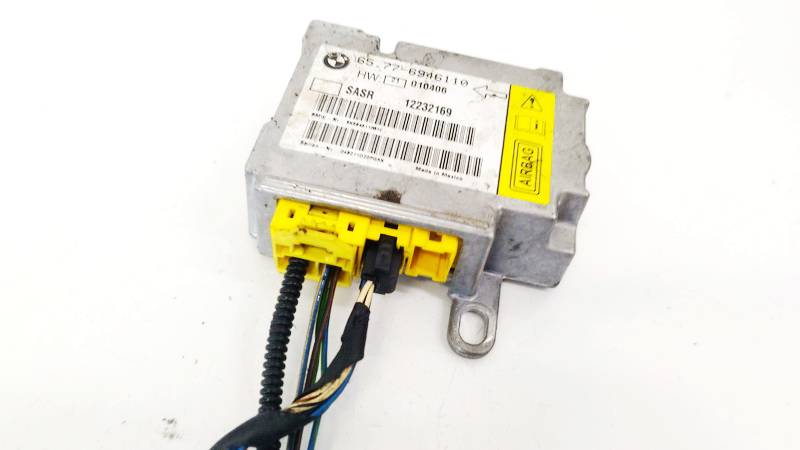 65776946110 BMW 7-Series 2004 SRS AIRBAG KOMPIUTERIS - ORO PAGALVIU VALDYMO BLOKAS - Thumbnail 2