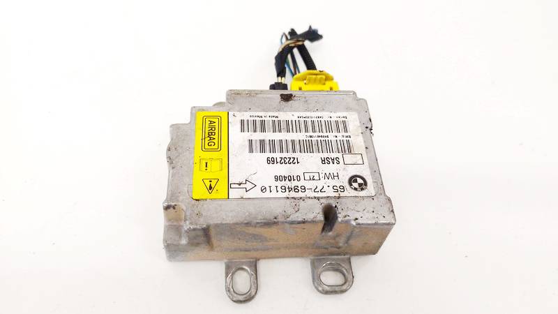65776946110 BMW 7-Series 2004 SRS AIRBAG KOMPIUTERIS - ORO PAGALVIU VALDYMO BLOKAS