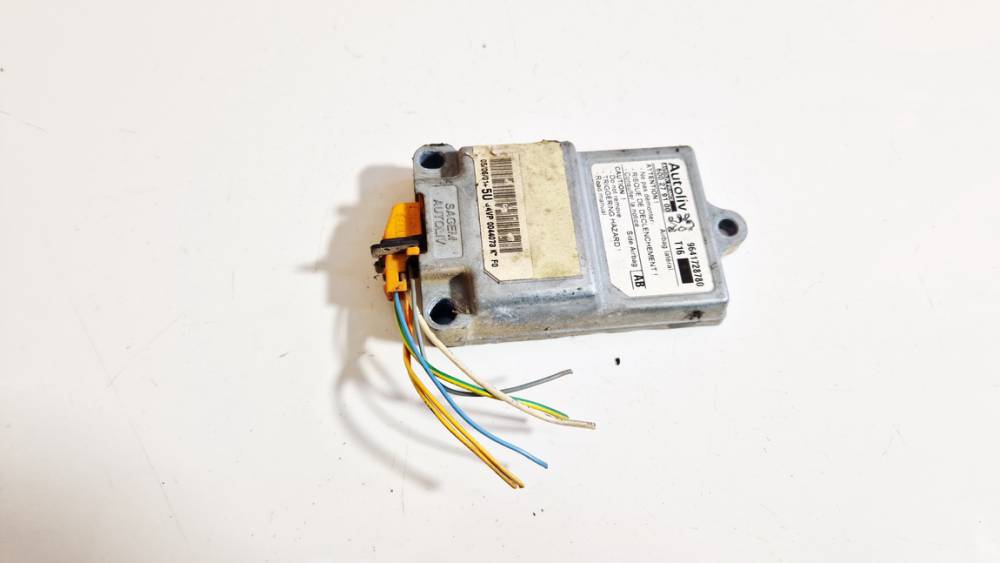 9641728780 Peugeot 206 2001 Блок управления AIR BAG