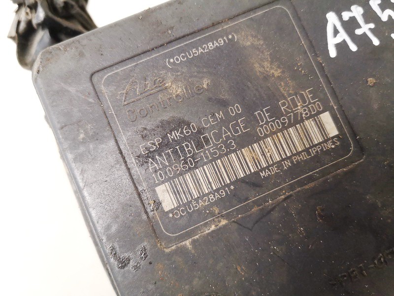 9654777580 Peugeot 1007 2006 ABS Unit (ABS Brake Pump) - Thumbnail 2