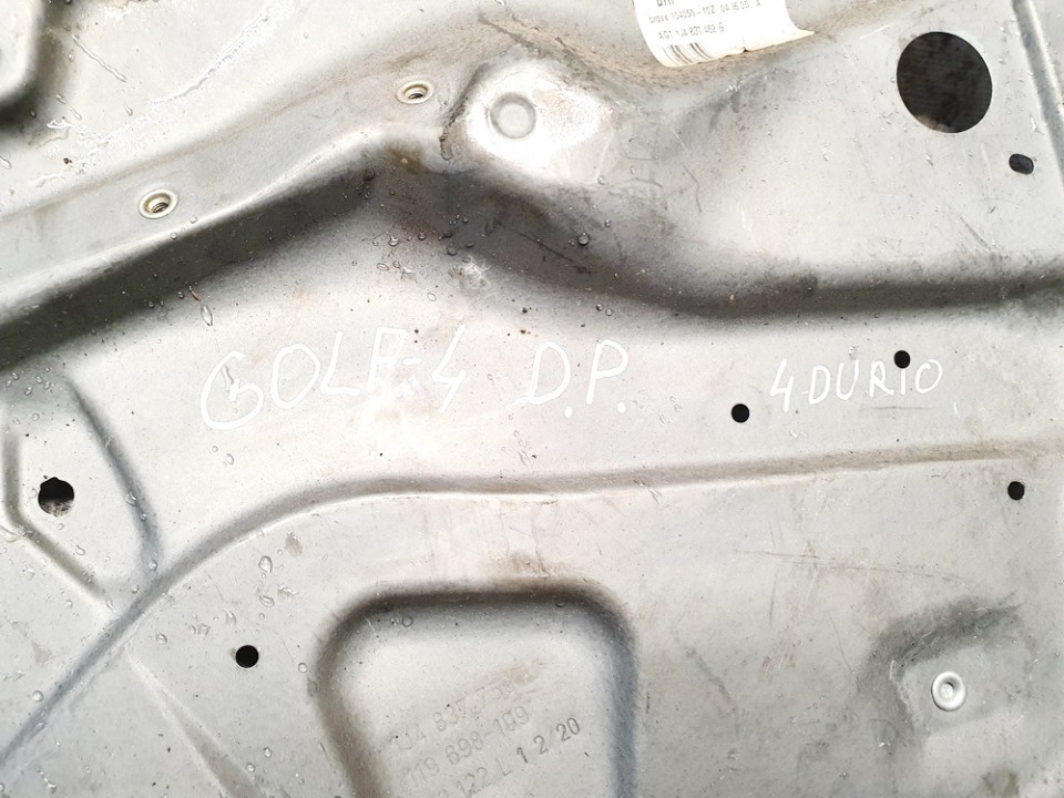 1J4837756F Volkswagen Golf 2001 Door winder mechanism (Window Regulator) - FRONT RIGHT - Thumbnail 3