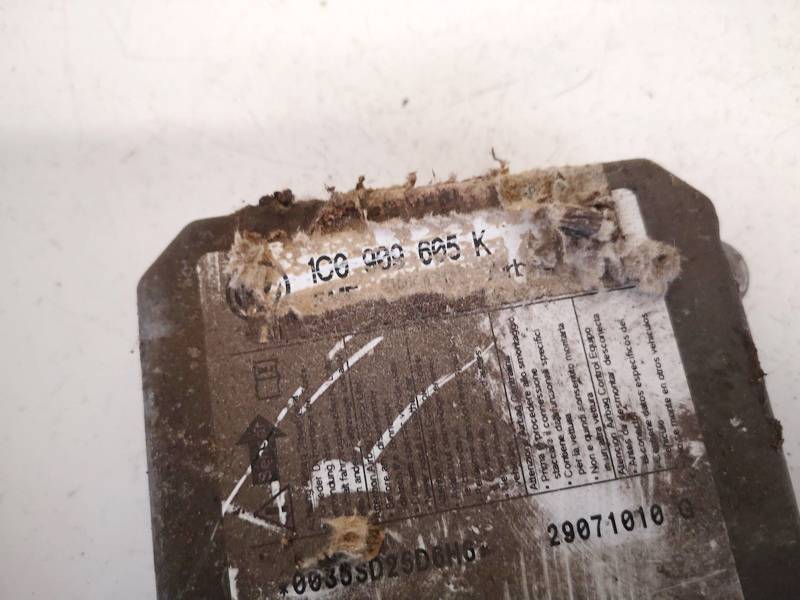 1C0909605K Volkswagen Polo 2005 Airbag crash sensors module - Thumbnail 2