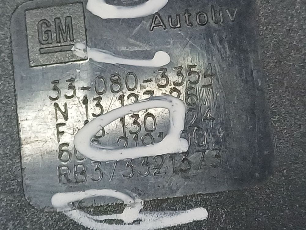 330803354 Opel Astra 2008 Gurtschlösser Gurtschloss Vorne Rechts - Thumbnail 5