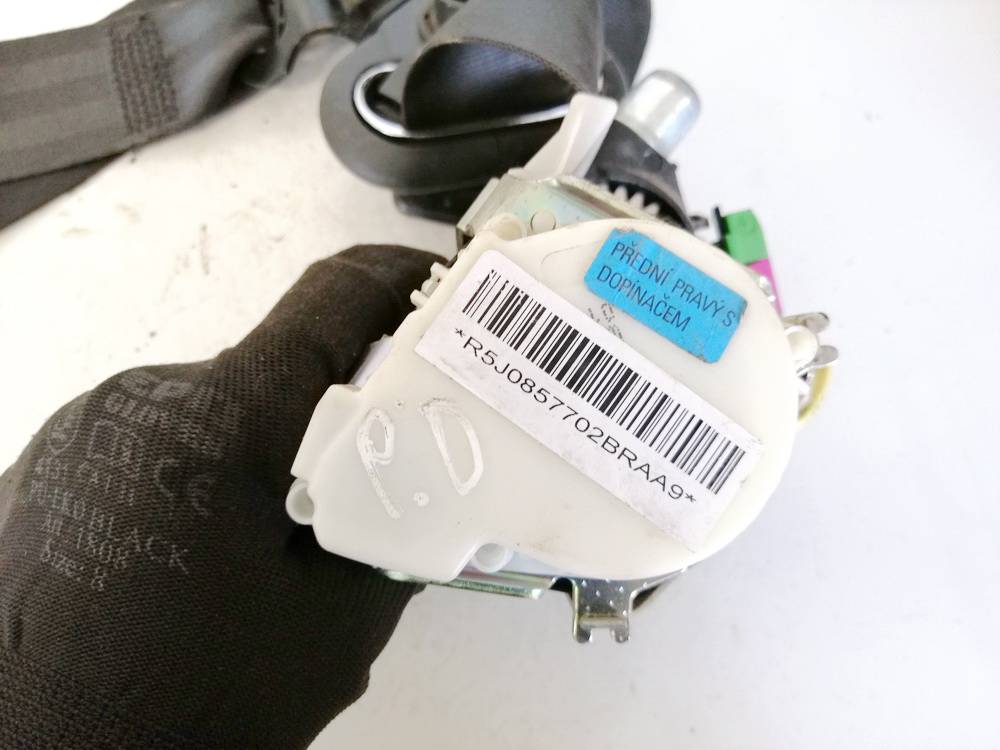 5J0857702B Skoda Fabia 2009 Seat belt - FRONT RIGHT - Thumbnail 3