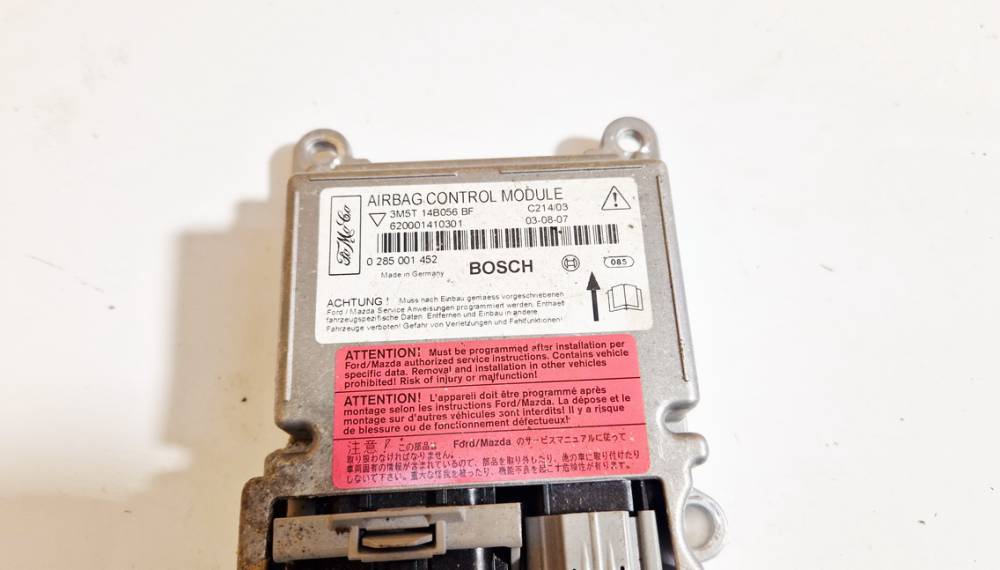 3M5T14B056BF Ford C-MAX 2003 Airbag crash sensors module - Thumbnail 2