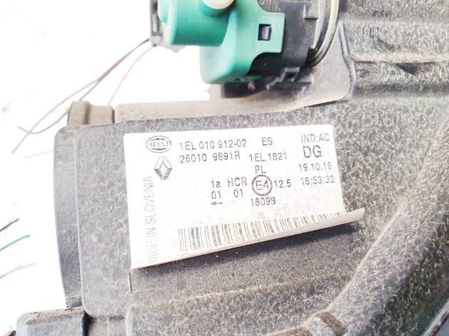 1EL01091202 Renault Zoe 2016 Lampa  - PRZEDNIE PRAWE - Thumbnail 2