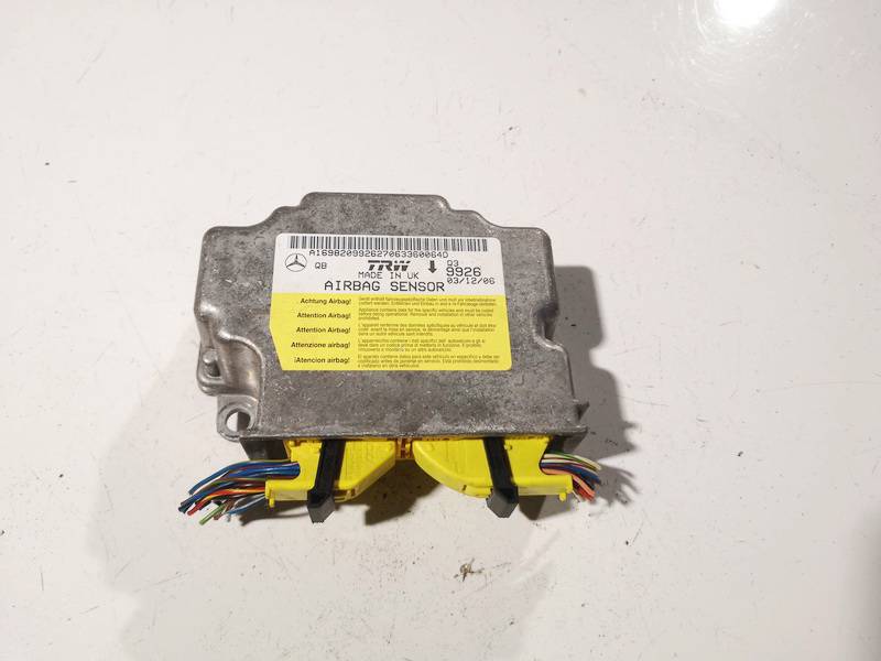 A1698209926 Mercedes-Benz A-CLASS 2007 Airbag crash sensors module