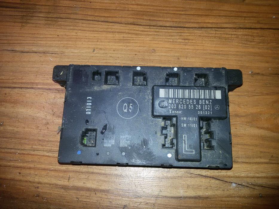 2038205526 Mercedes-Benz C-CLASS 2002 General Module Comfort Relay (Unit)