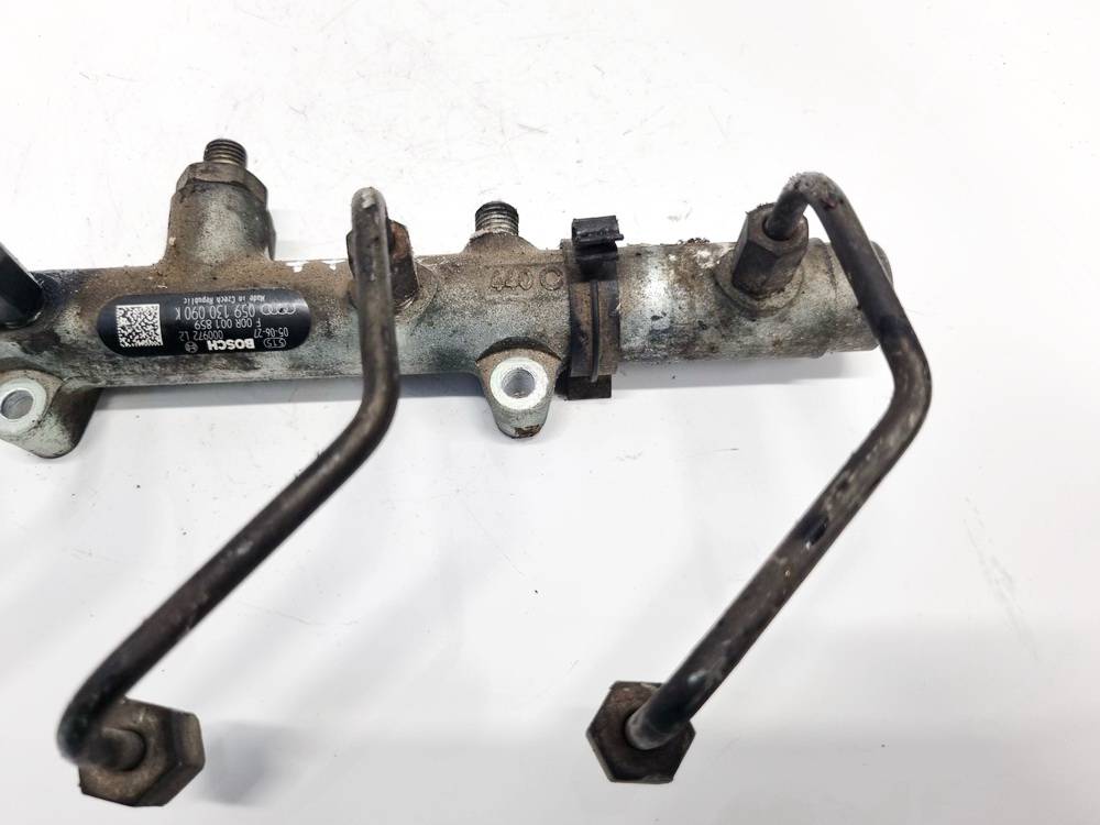 059130089K Audi A6 2005 Fuel injector rail (injectors)(Fuel distributor) - Thumbnail 3