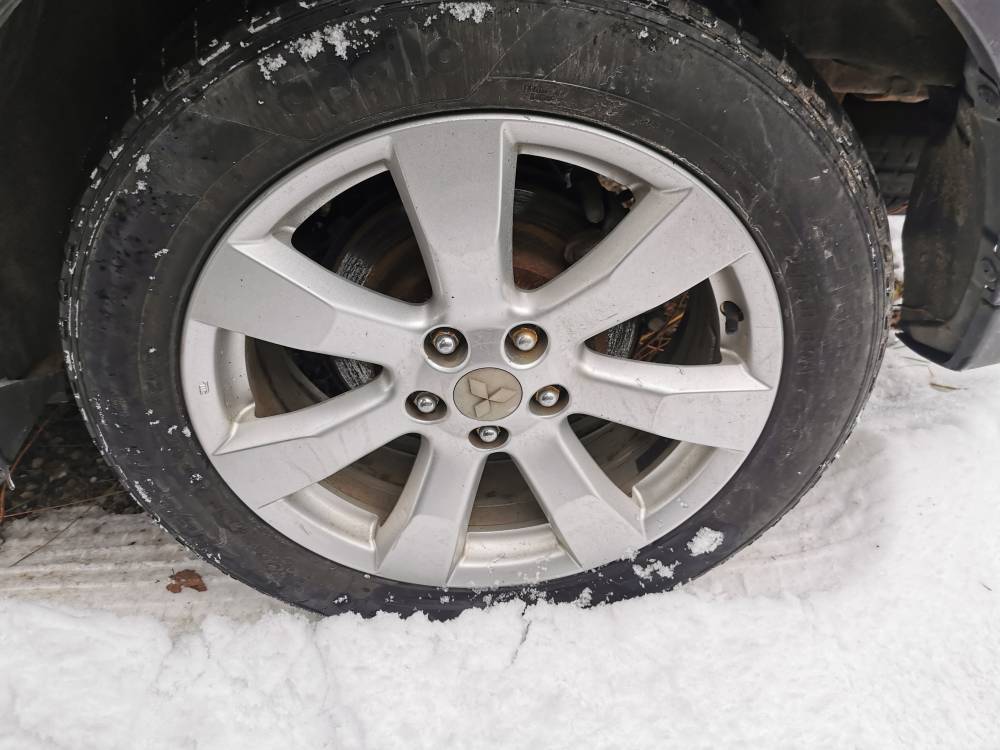 5X114.3 Mitsubishi Outlander 2010 Komplet Kół Zimowych R18 - Thumbnail 4