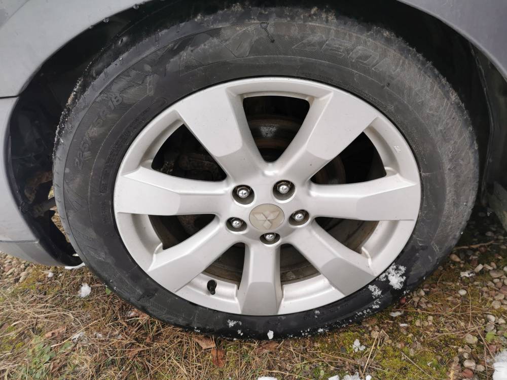 5X114.3 Mitsubishi Outlander 2010 Komplet Kół Zimowych R18 - Thumbnail 3