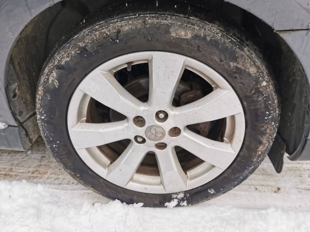 5X114.3 Mitsubishi Outlander 2010 Komplet Kół Zimowych R18 - Thumbnail 2