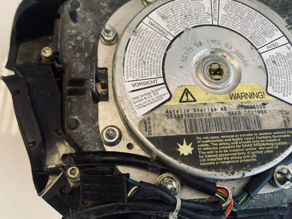 570554500 SAAB 9-5 1998 Steering srs Airbag - Thumbnail 3