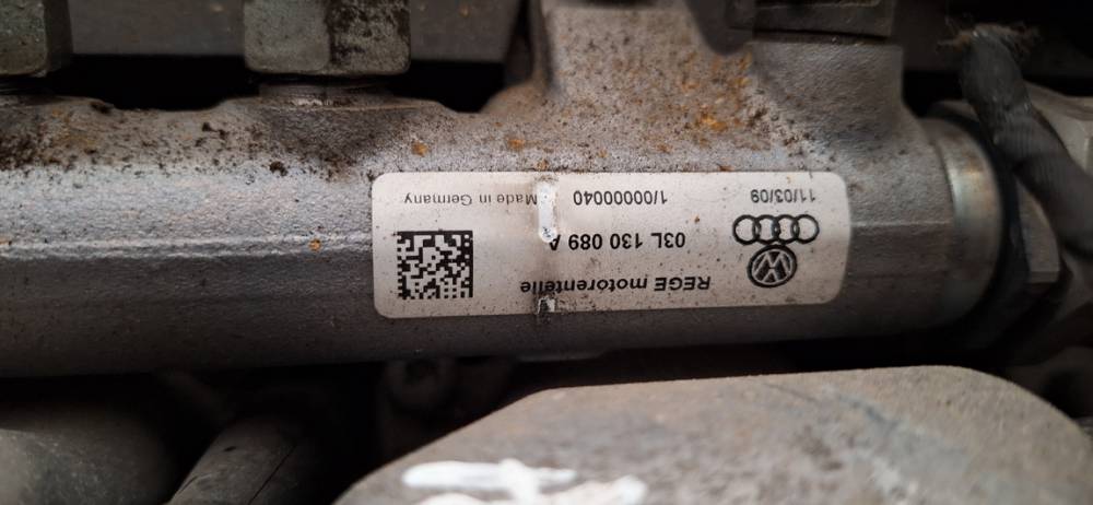 03L130089 Audi A5 2009 Fuel injector rail (injectors)(Fuel distributor) - Thumbnail 3