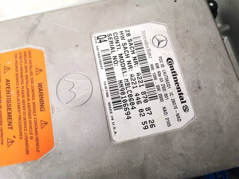 A2218708726 Mercedes-Benz GL-CLASS 2007 Citi datori - Thumbnail 2