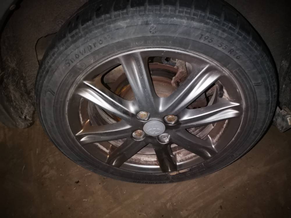 4X100 Toyota Corolla 2002 Wheels kit R16