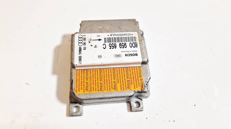 8D0959655C Audi A4 1998 srs-turvatyynyn tietokone – turvatyynyn ohjausyksikkö