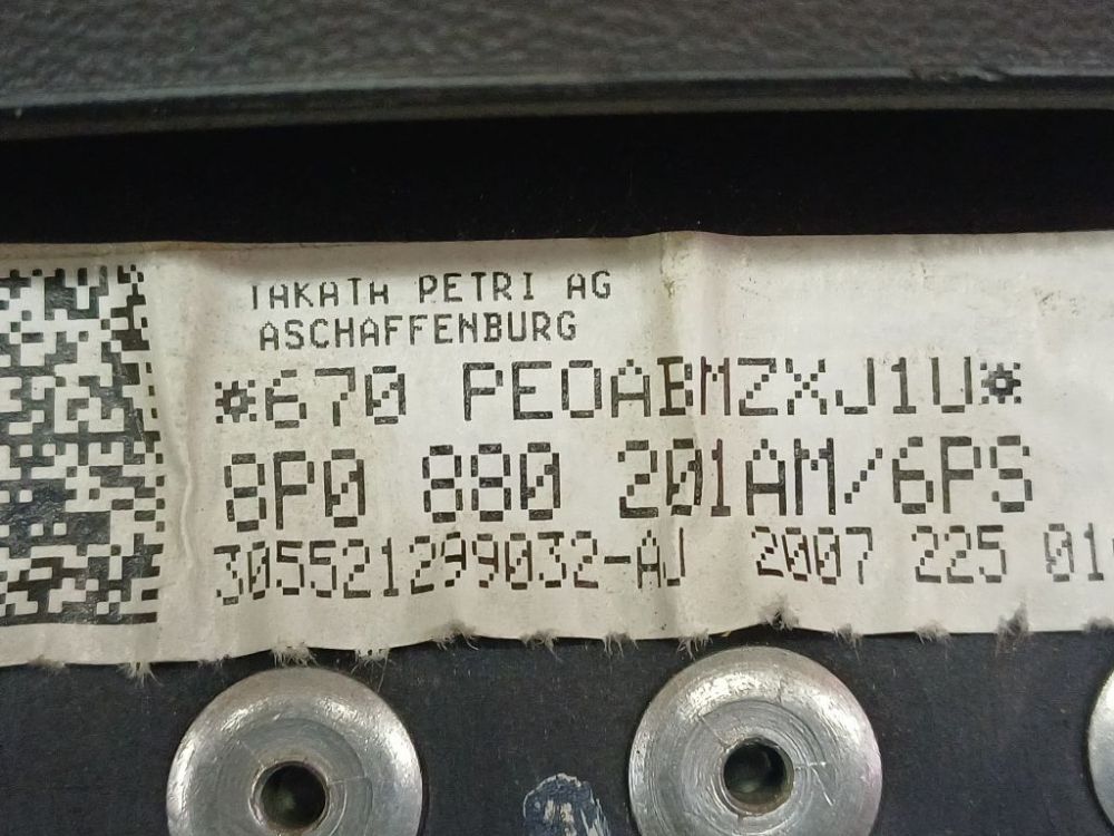 8P0880201 Audi A3 2007 Подушка в руль SRS - Thumbnail 4
