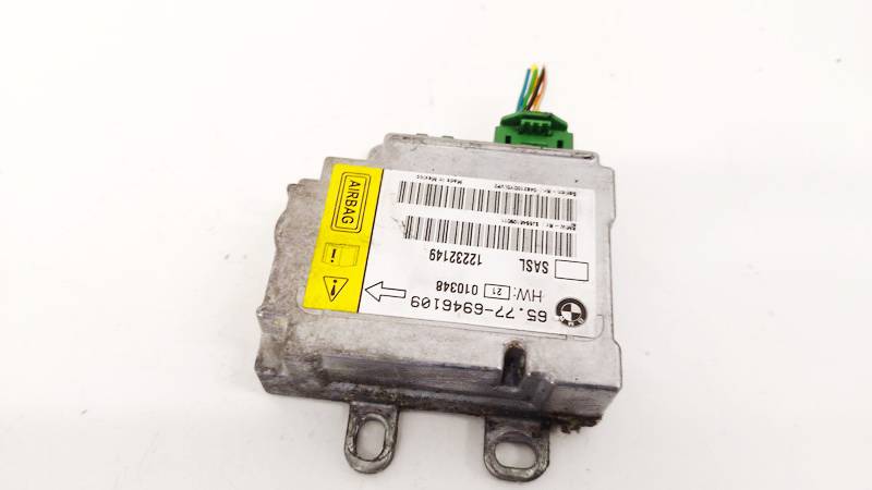 65776946109 BMW 7-Series 2004 SRS AIRBAG KOMPIUTERIS - ORO PAGALVIU VALDYMO BLOKAS