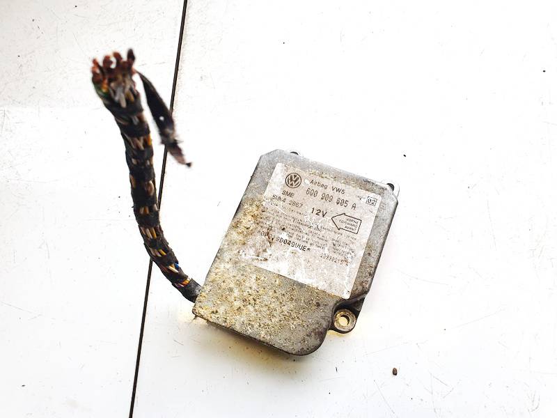 6Q0909605A Volkswagen Golf 1999 Airbag crash sensors module - Thumbnail 2