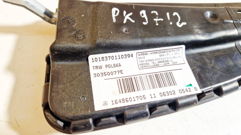 1648601705 Mercedes-Benz R-CLASS 2007 Seat AIRBAG - Thumbnail 3