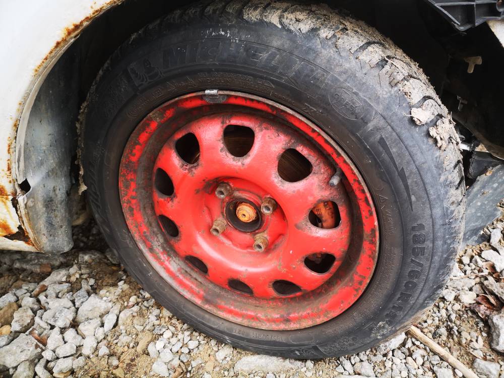 4X100 Seat Arosa 2002 Komplet stalowych felg R14 - Thumbnail 4