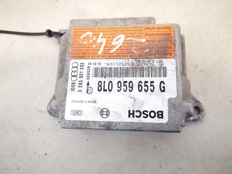 8l0959655g 0285001352 Airbag crash sensors module Audi A3 1999 1.9L