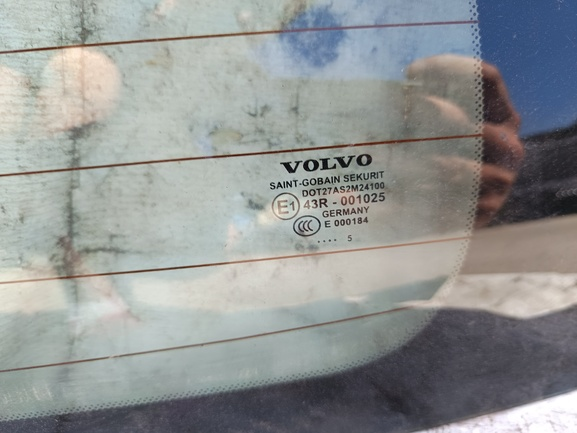 43R001025 Volvo V50 2004 verre arrière - Thumbnail 2