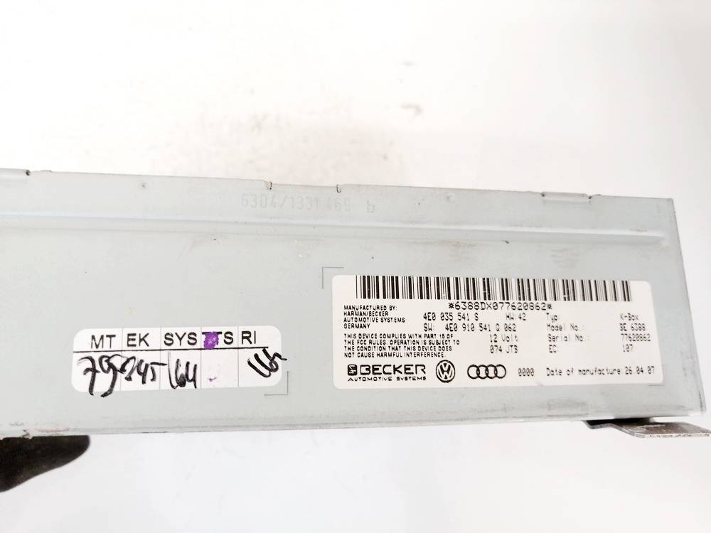 4E0035541S Audi Q7 2007 Autoradio - Thumbnail 3