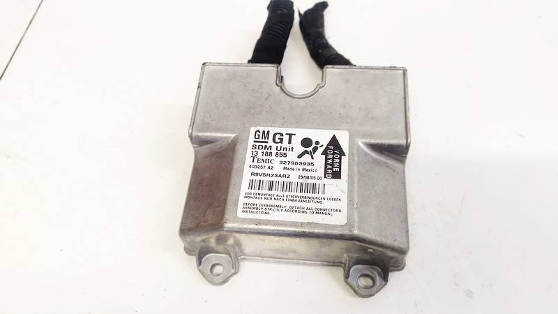 13188855 Opel Astra 2005 Komputer SRS airbag – moduł sterujący poduszek powietrznych
