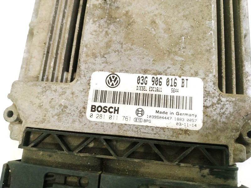 03G906016BT Volkswagen Touran 2004 ECU Engine Computer (Engine Control Unit) - Thumbnail 3
