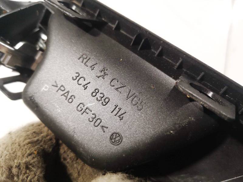 3C4839114 Volkswagen Passat 2007 Door Handle Interior - REAR RIGHT - Thumbnail 3