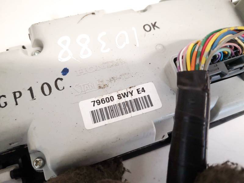 79600SWYE4 Honda CR-V 2008 Klimata vadības panelis (sildītāja vadības slēdži) - Thumbnail 3