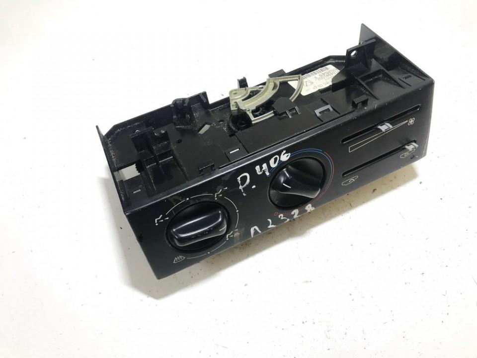 9184941002 Peugeot 406 1997 Climate Control Panel (heater control switches)