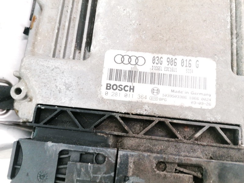 0281011364 Audi A3 2003 Блок управления двигателем - Thumbnail 3