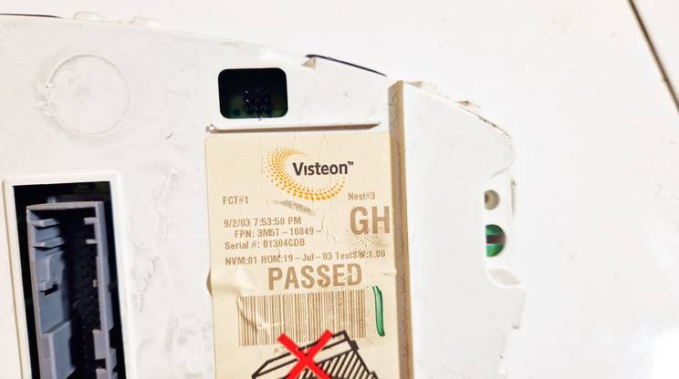 3M5T10849GH Ford C-MAX 2003 Speedometers - Cockpit - Speedo Clocks Instrument - Thumbnail 3