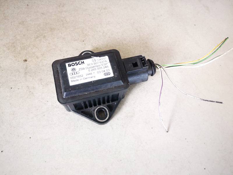 8E0907637A Audi A4 2003 Esp Accelerator Sensor (ESP Control Unit)