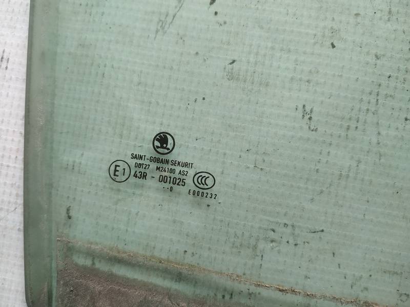 AS2 Skoda Superb 2011 Door-Drop Glass - REAR RIGHT - Thumbnail 2