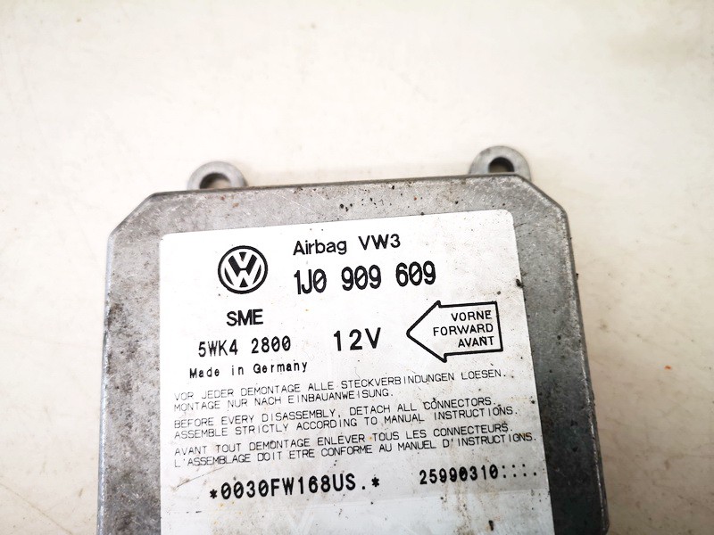 1J0909609 Seat Ibiza 1999 Airbag crash sensors module - Thumbnail 2