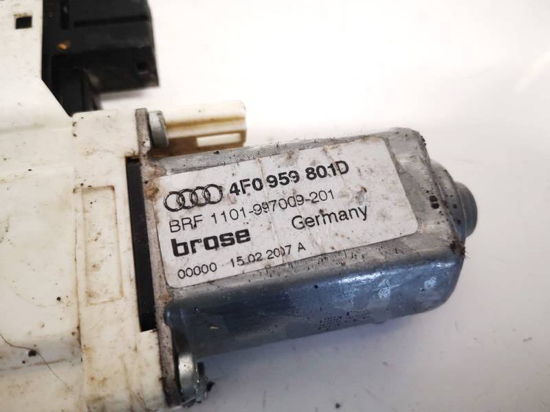 4F0959801D Audi A5 2007 Window Motor - FRONT LEFT - Thumbnail 2