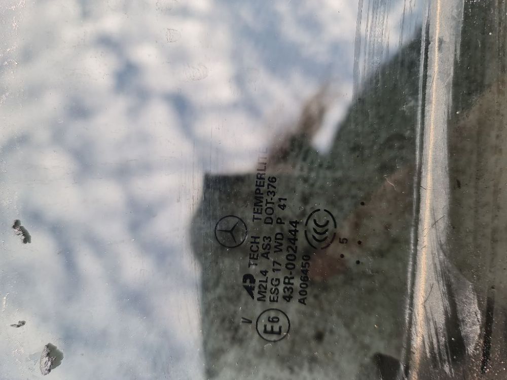 43R002444 Mercedes-Benz ML-CLASS 2005 Durvju stikls - AIZMUGURE PA LABI - Thumbnail 3